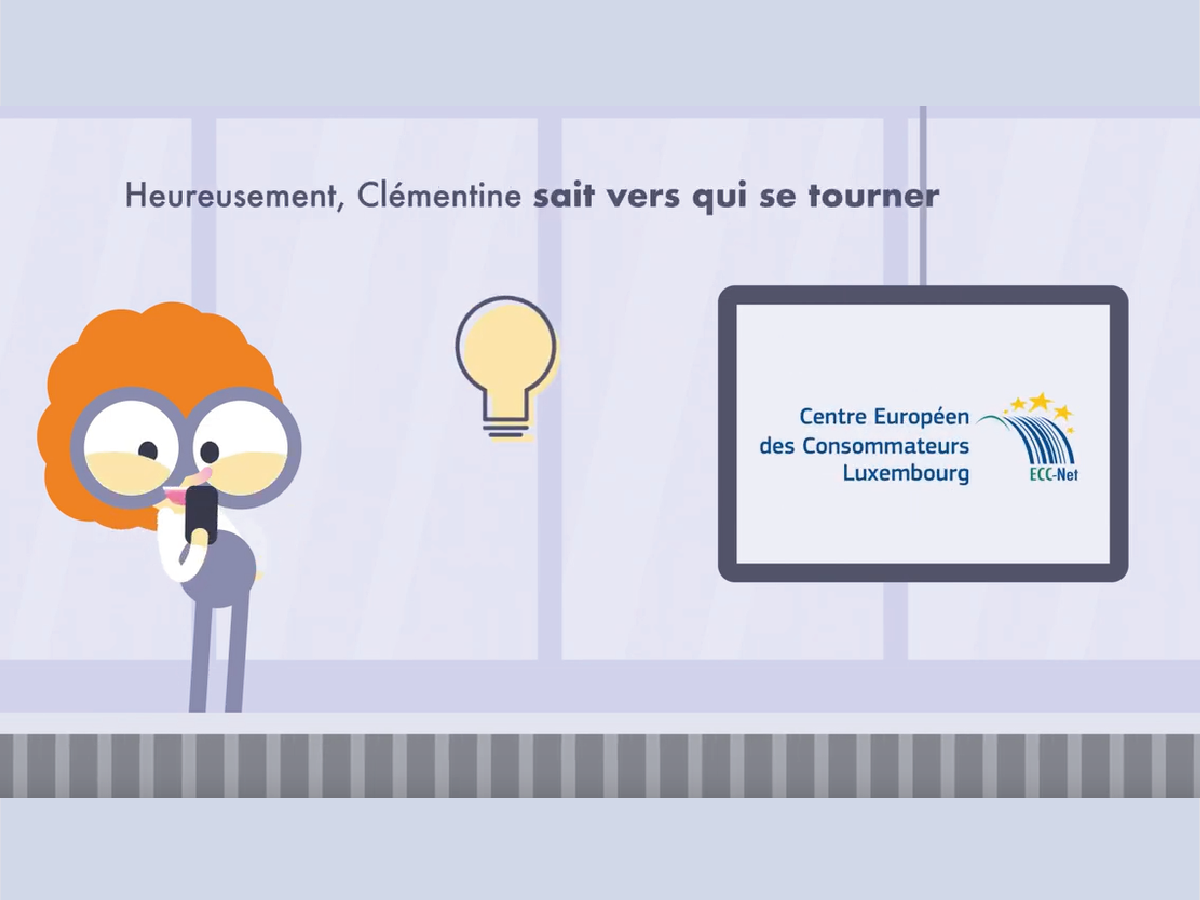 Clémentine, the mascot of ECC Luxembourg